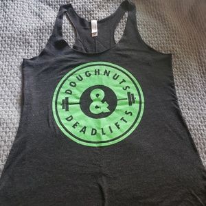 Doughnuts & Deadlifts tank top